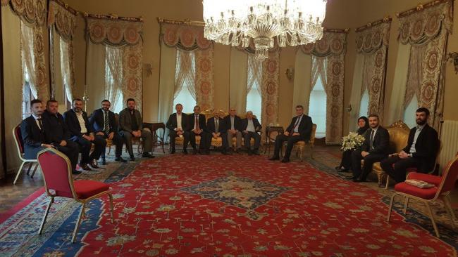 TBMM Başkanımız Sayın İsmail KAHRAMAN'ı DolmaBahçe Sarayında ziyaret.